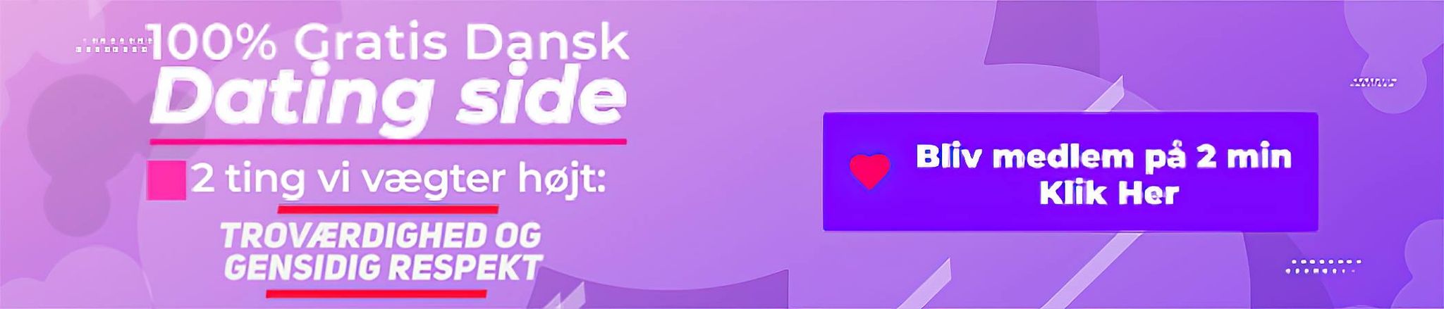 100% Gratis Dansk Dating side